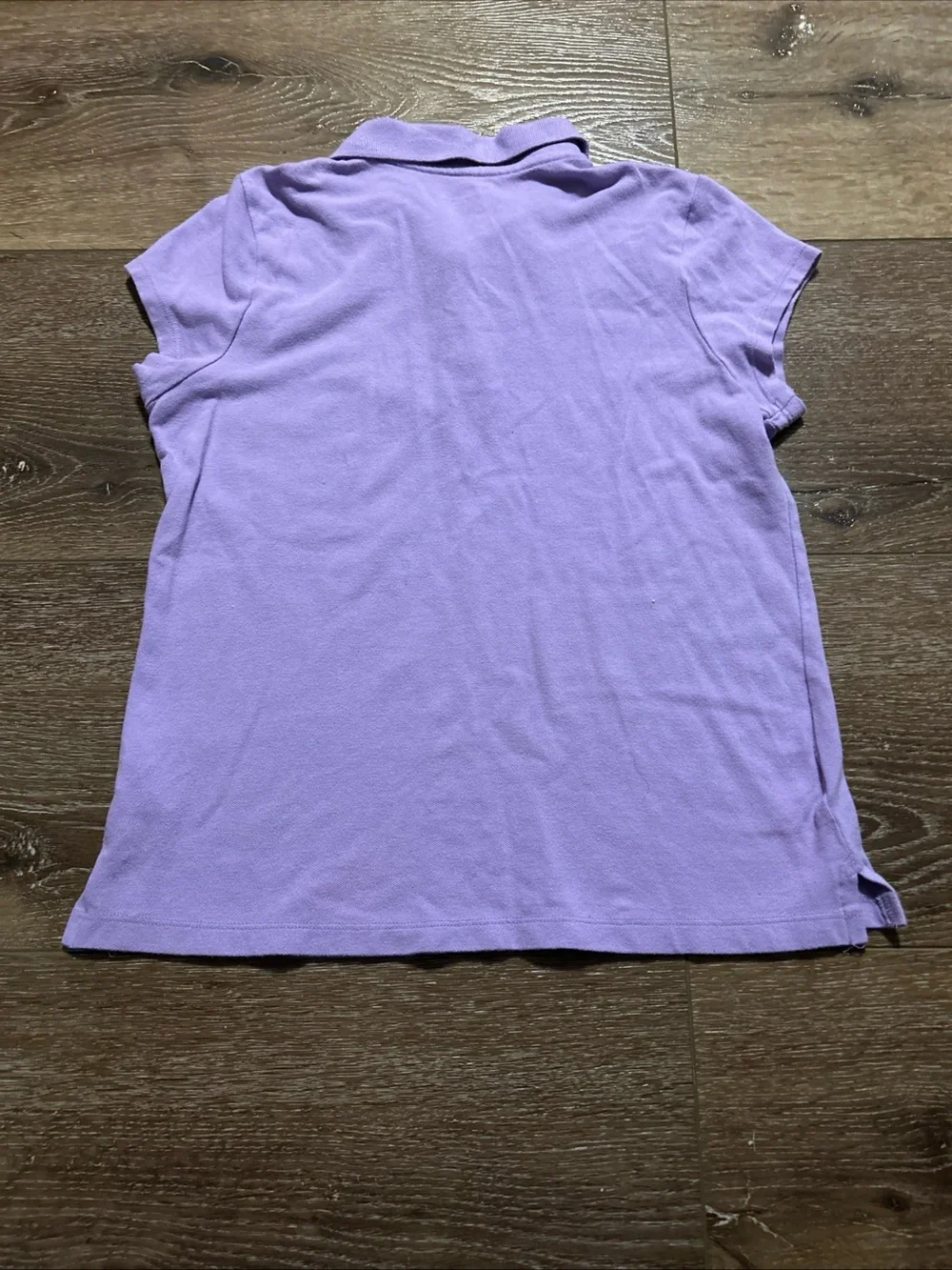 The Children's Place Lilac Short-Sleeve Polo Size 10/12 Plus